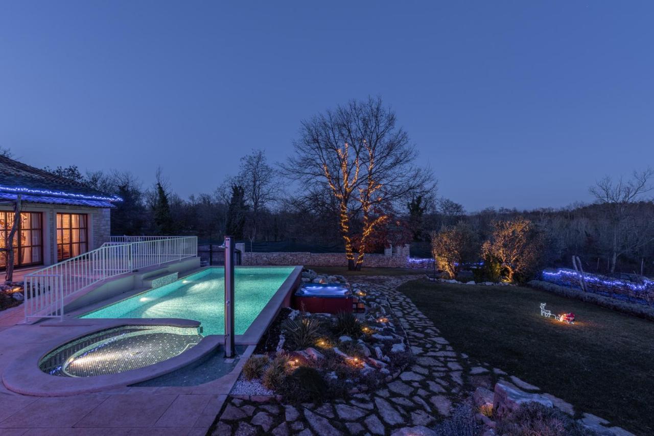 Family Villa Lipica With Private Pool And Jacuzzi Pazin Luaran gambar